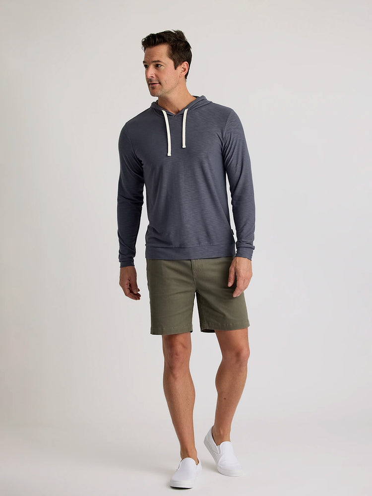 Men's Bamboo Slub Hoodie II - Storm Cloud