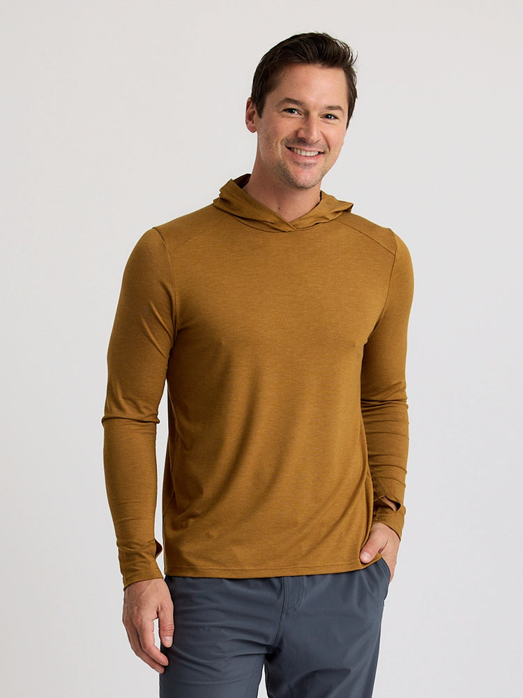 Men's Bamboo Shade Hoodie - Heather Russet