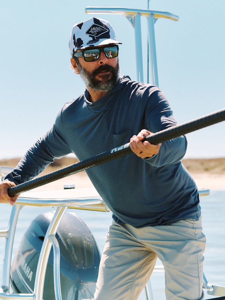 Men's Bamboo Lightweight Hoodie - Storm Cloud