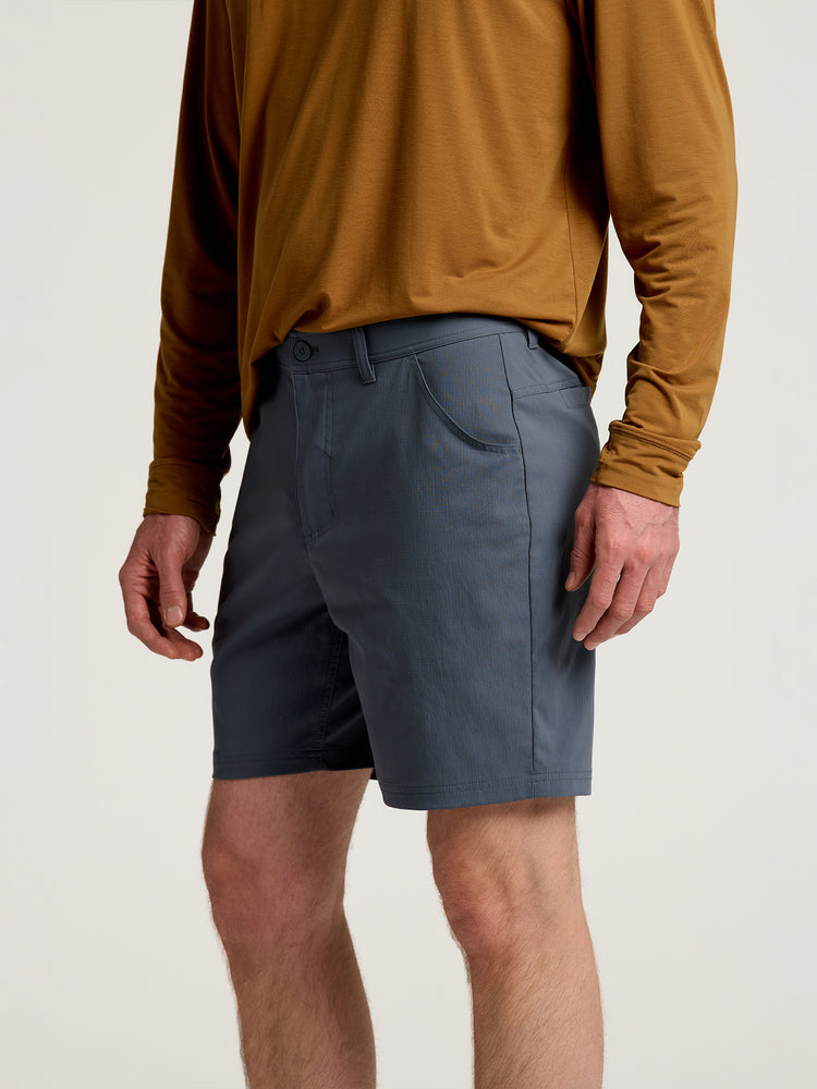 Men's Topogrid Short - Storm Cloud