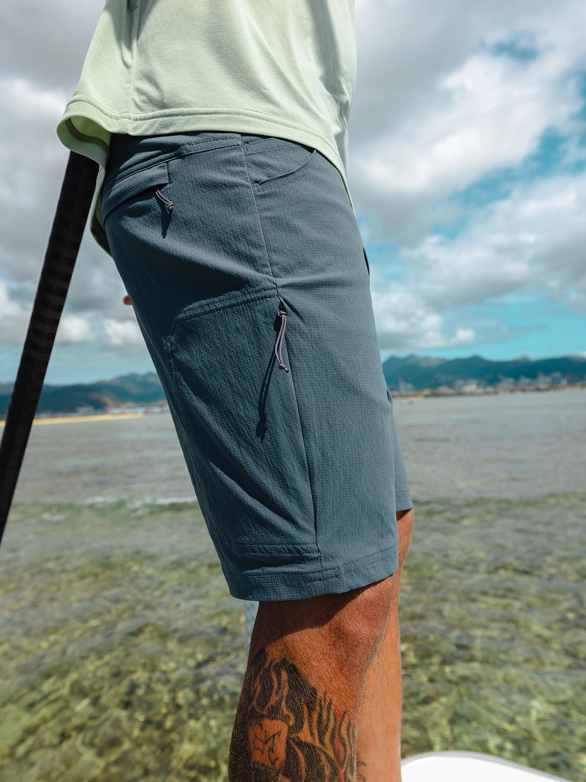Men's Topogrid Short - Storm Cloud