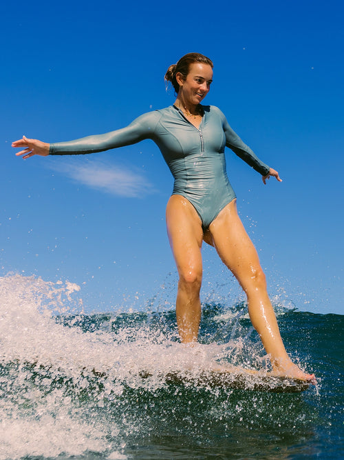 Women's Wavebound Long Sleeve Suit - Black