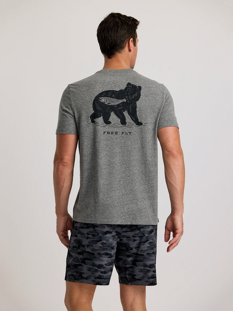 Wild Caught Tee - Heather Grey